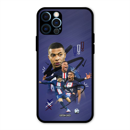 King Mbappe  iPhone 12 Pro Mobile Back Cover - Sports PrintShield Case