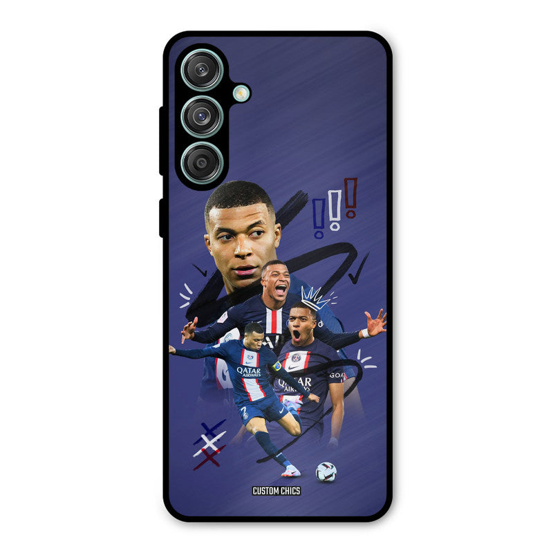 King Mbappe Samsung Galaxy M55 5G Mobile Back Cover - Sports PrintShield Case