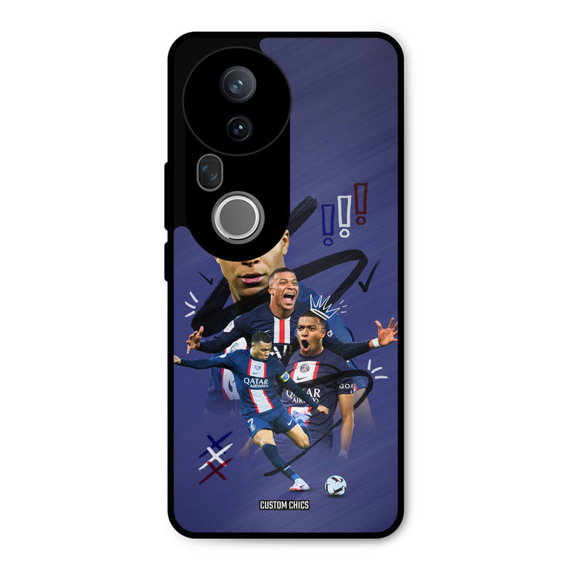 King Mbappe Vivo T4 Ultra Mobile Back Cover - Sports PrintShield Case
