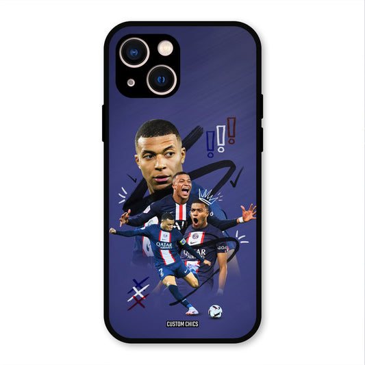 King Mbappe  iPhone 13 Mobile Back Cover - Sports PrintShield Case