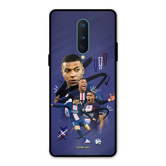 King Mbappe Oneplus 8 Mobile Back Cover - Sports PrintShield Case