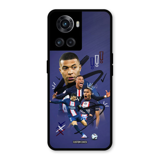 King Mbappe OnePlus 10R Mobile Back Cover - Sports PrintShield Case