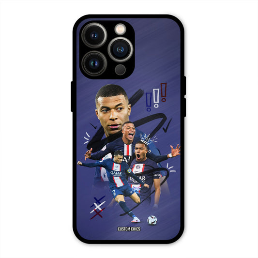 King Mbappe  iPhone 13 Pro Mobile Back Cover - Sports PrintShield Case