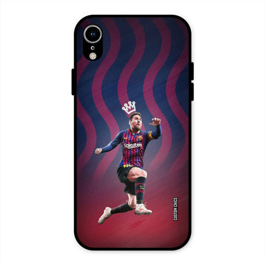 King Messi iPhone XR Mobile Back Cover - Sports PrintShield Case