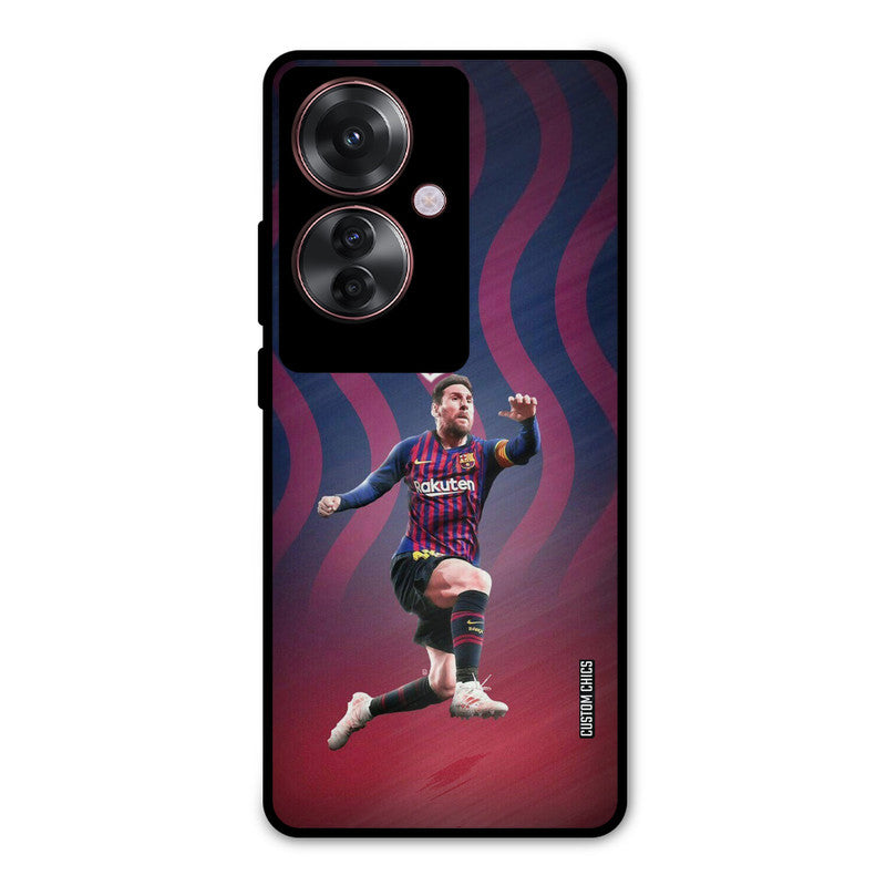 King Messi Oppo F25 Pro Mobile Back Cover - Sports PrintShield Case