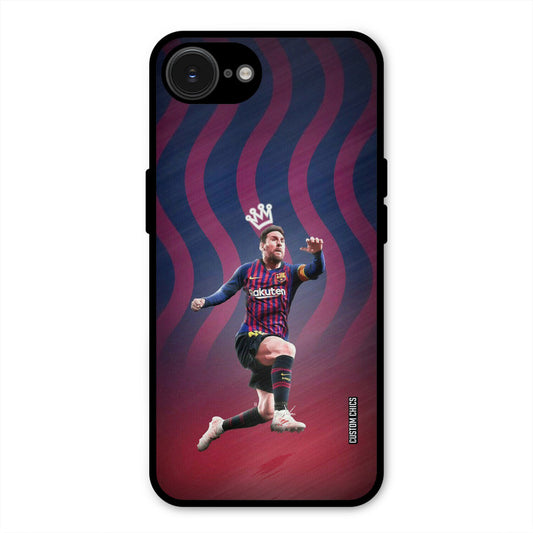 King Messi iPhone 16e Mobile Back Cover - Sports PrintShield Case