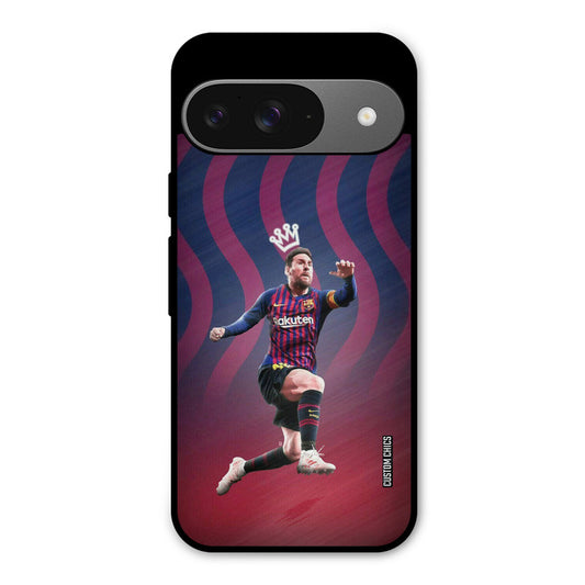 King Messi Google Pixel 9 Mobile Back Cover - Sports PrintShield Case