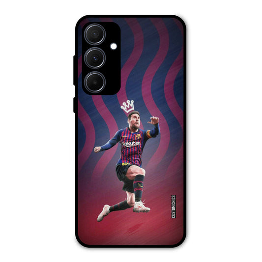 King Messi Samsung Galaxy A35 5G Mobile Back Cover - Sports PrintShield Case