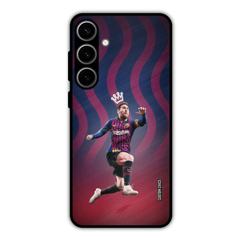 King Messi Samsung Galaxy S24 Plus Mobile Back Cover - Sports PrintShield Case
