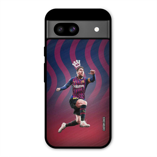 King Messi Google Pixel 8a Mobile Back Cover - Sports PrintShield Case