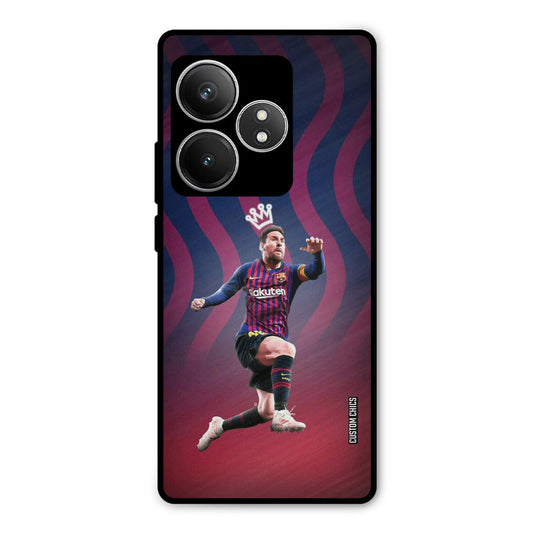 King Messi Realme GT 6T Mobile Back Cover - Sports PrintShield Case