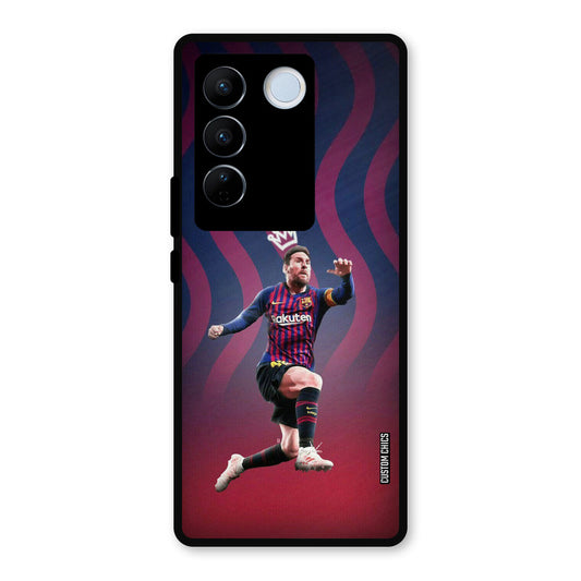 King Messi Vivo V27 Pro Mobile Back Cover - Sports PrintShield Case