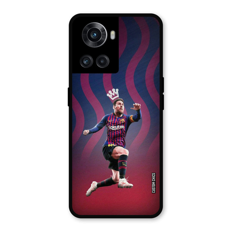 King Messi OnePlus 10R Mobile Back Cover - Sports PrintShield Case