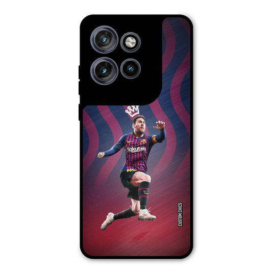 King Messi Motorola Edge 50 Neo Mobile Back Cover - Sports PrintShield Case