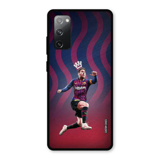 King Messi Samsung Galaxy S20 FE Mobile Back Cover - Sports PrintShield Case