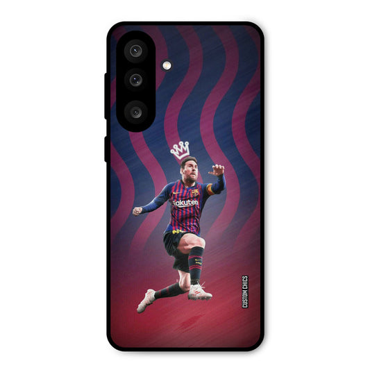 King Messi Samsung Galaxy M56 Mobile Back Cover - Sports PrintShield Case