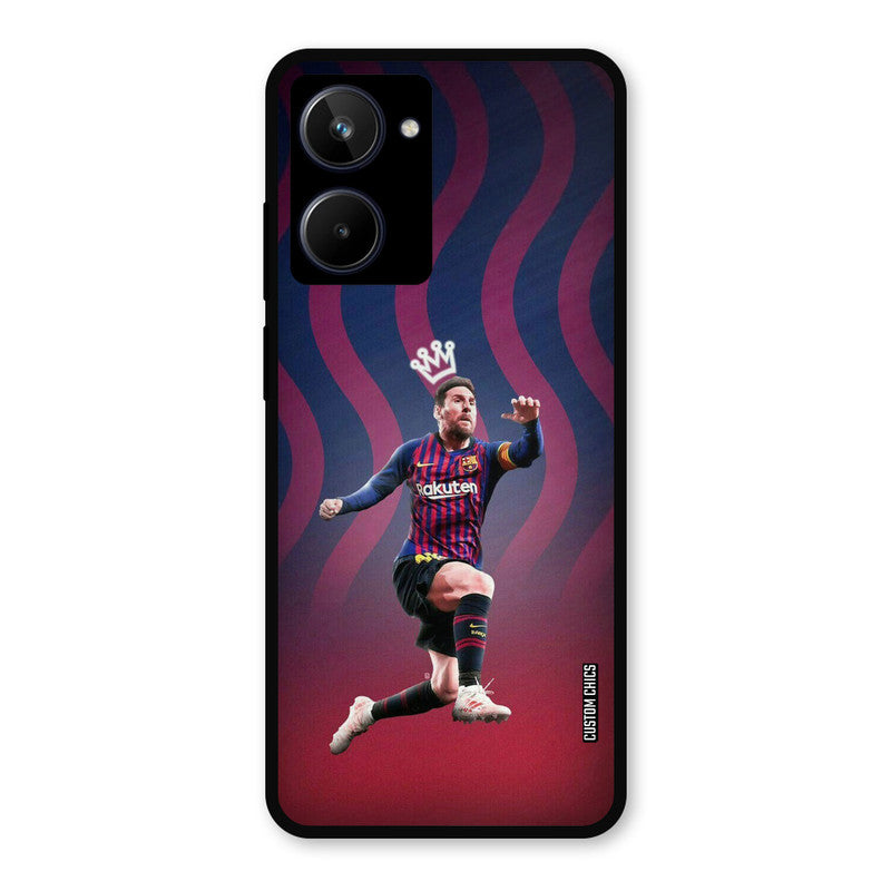 King Messi Realme 10 Mobile Back Cover - Sports PrintShield Case