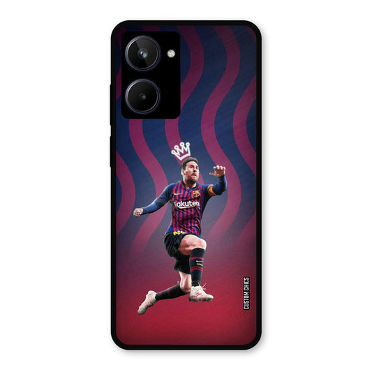 King Messi Realme 10 Mobile Back Cover - Sports PrintShield Case
