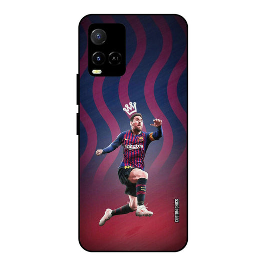 King Messi Vivo Y33s Mobile Back Cover - Sports PrintShield Case