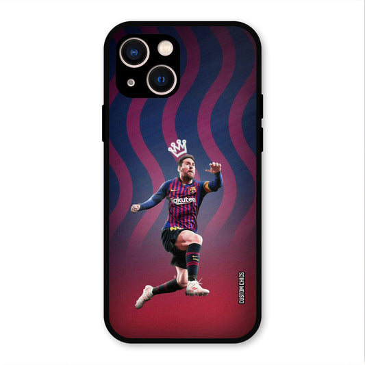 King Messi  iPhone 13 Mobile Back Cover - Sports PrintShield Case