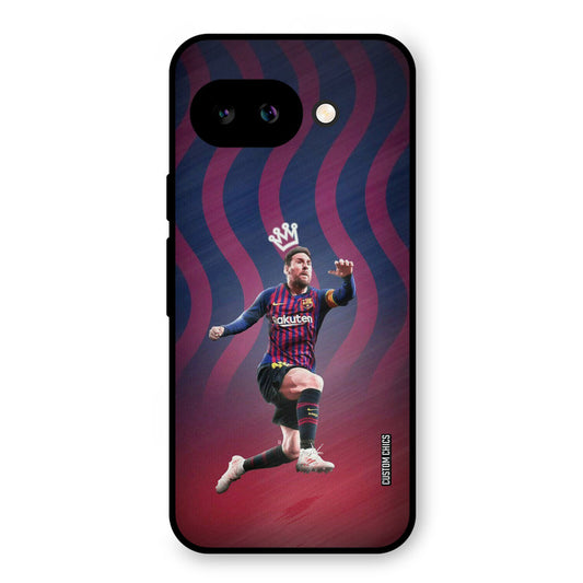 King Messi Google Pixel 9A Mobile Back Cover - Sports PrintShield Case