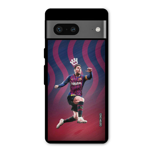 King Messi Google Pixel 7 Mobile Back Cover - Sports PrintShield Case