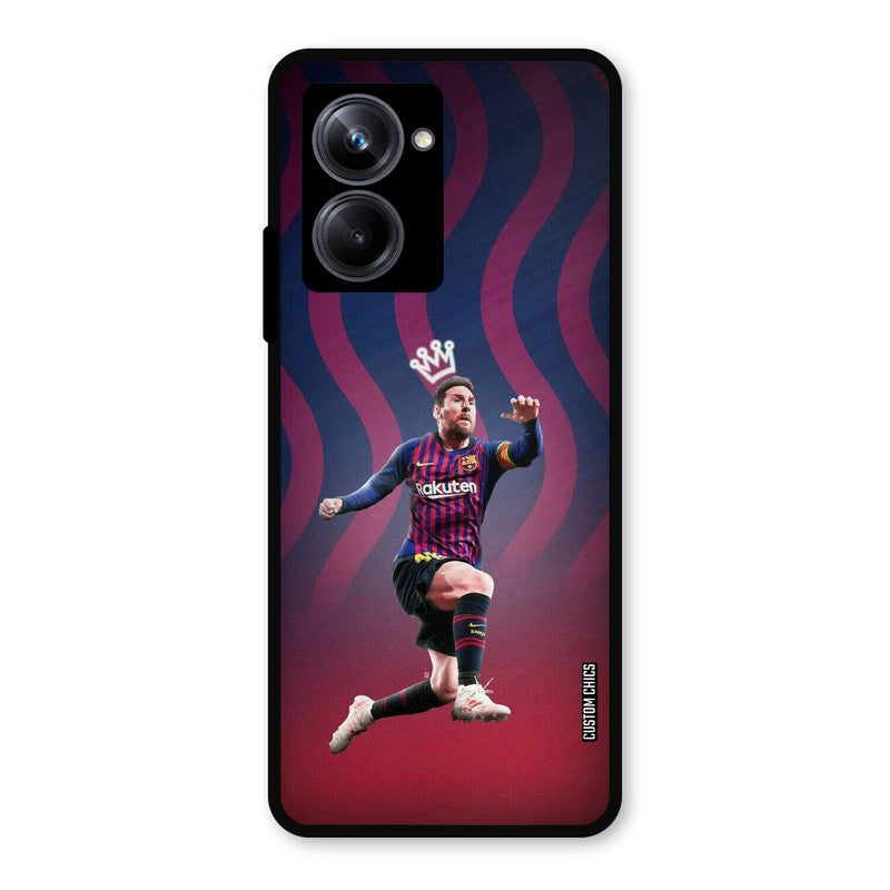 King Messi Realme 10 Pro Mobile Back Cover - Sports PrintShield Case