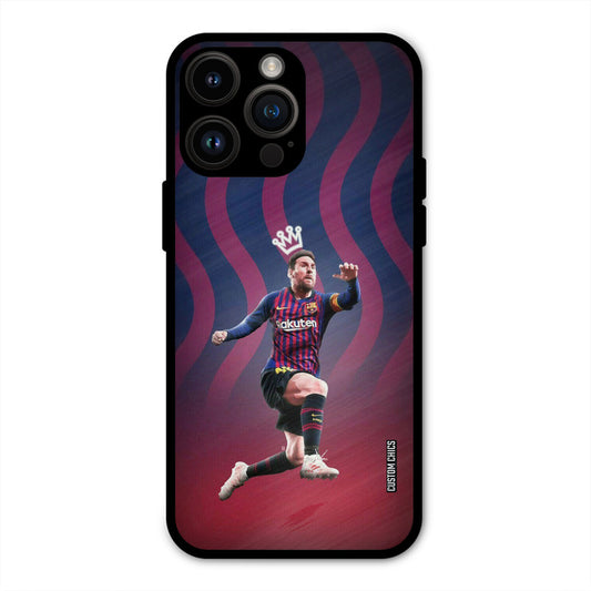 King Messi  iPhone 14 Pro Max Mobile Back Cover - Sports PrintShield Case