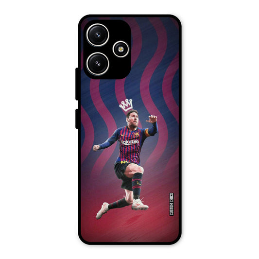 King Messi Redmi 12 5G Mobile Back Cover - Sports PrintShield Case