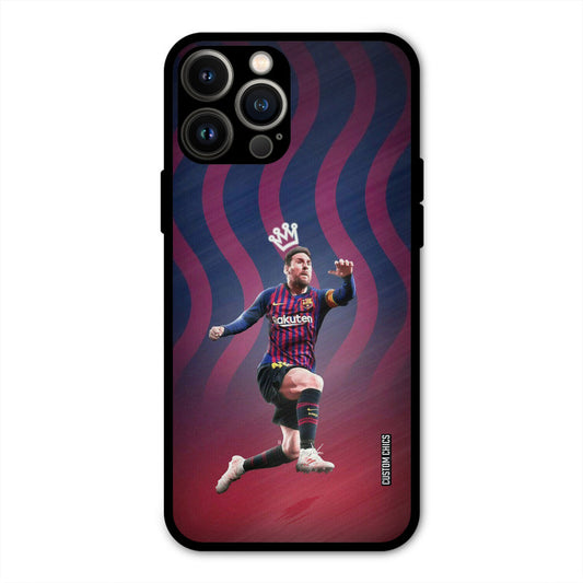 King Messi  iPhone 13 Pro Max Mobile Back Cover - Sports PrintShield Case