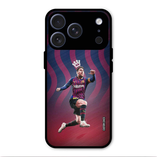King Messi iPhone 17 Pro Max Mobile Back Cover - Sports PrintShield Case