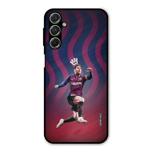 King Messi Samsung Galaxy M34 Mobile Back Cover - Sports PrintShield Case
