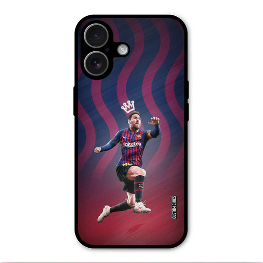 King Messi iPhone 17 Mobile Back Cover - Sports PrintShield Case