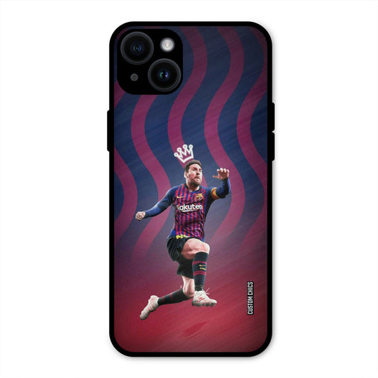 King Messi  iPhone 14 Plus Mobile Back Cover - Sports PrintShield Case