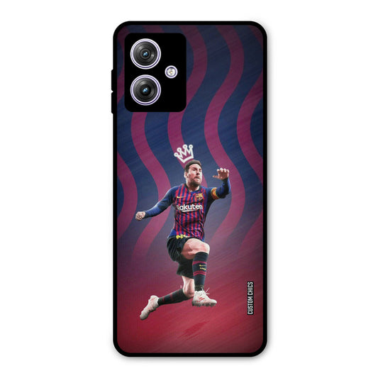 King Messi Motorola G64 5G Mobile Back Cover - Sports PrintShield Case
