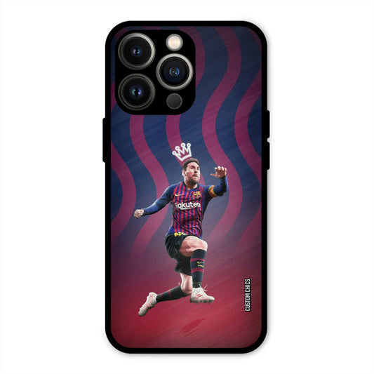 King Messi  iPhone 13 Pro Mobile Back Cover - Sports PrintShield Case