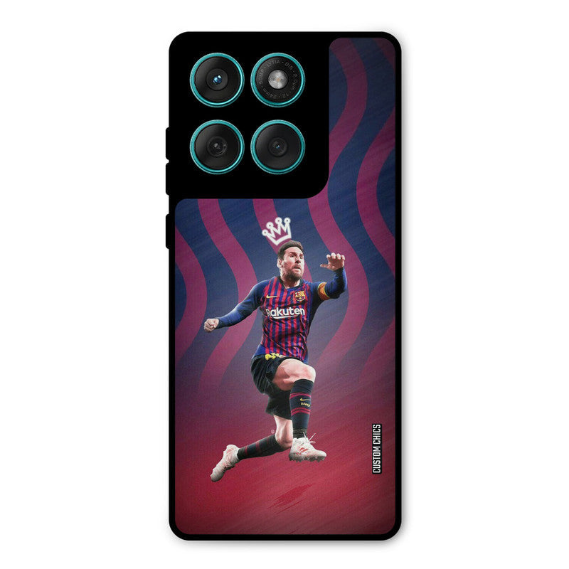 King Messi Motorola Edge 60 Mobile Back Cover - Sports PrintShield Case