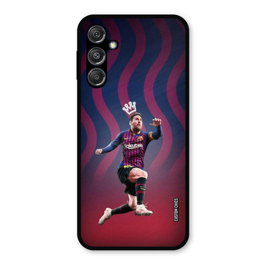 King Messi Samsung Galaxy M34 5G Mobile Back Cover - Sports PrintShield Case