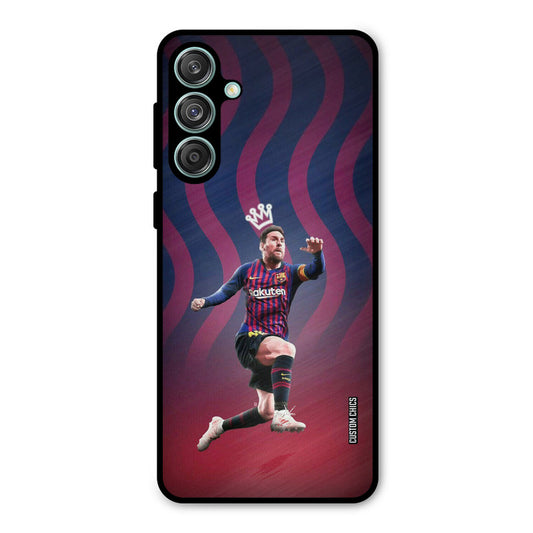 King Messi Samsung Galaxy M55 5G Mobile Back Cover - Sports PrintShield Case