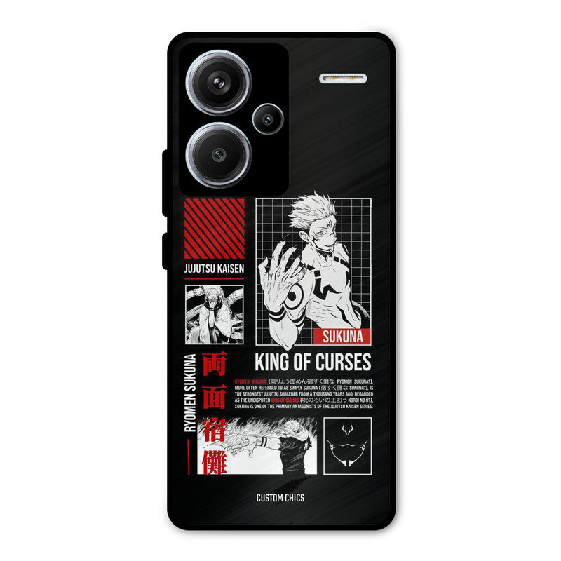 King Of Curses Redmi Note 13 Pro Plus Mobile Back Cover - Anime PrintShield Case