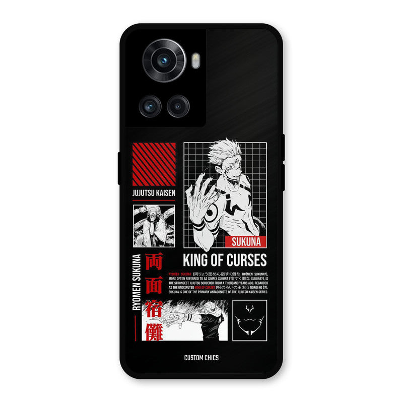 King Of Curses OnePlus 10R Mobile Back Cover - Anime PrintShield Case