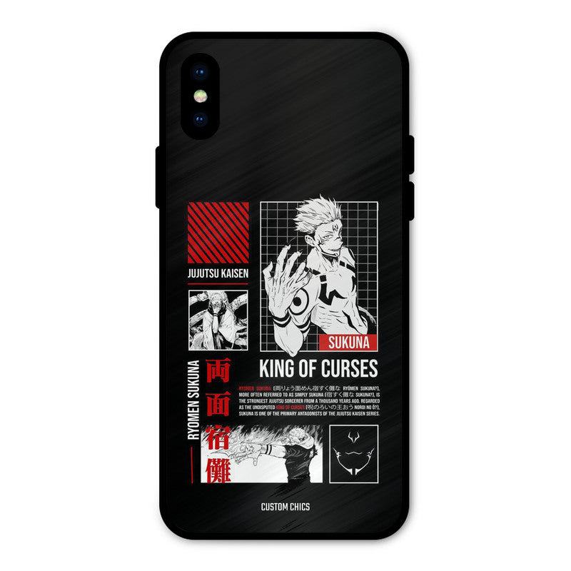 King Of Curses iPhone X Mobile Back Cover - Anime PrintShield Case