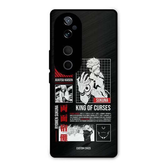 King Of Curses Vivo V40 Mobile Back Cover - Anime PrintShield Case