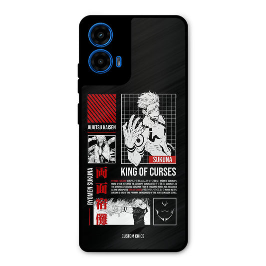 King Of Curses Moto G45 Mobile Back Cover - Anime PrintShield Case