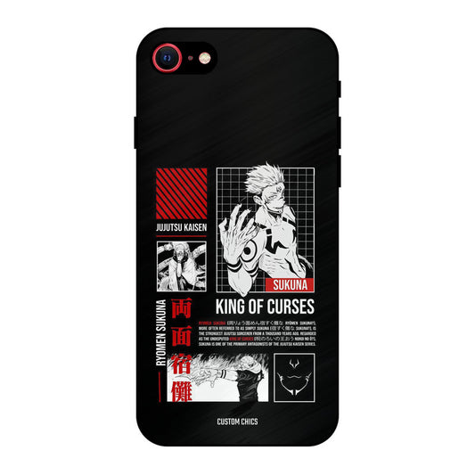 King Of Curses iPhone SE 2020 Mobile Back Cover - Anime PrintShield Case