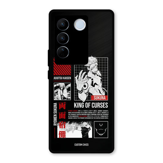 King Of Curses Vivo V27 Pro Mobile Back Cover - Anime PrintShield Case