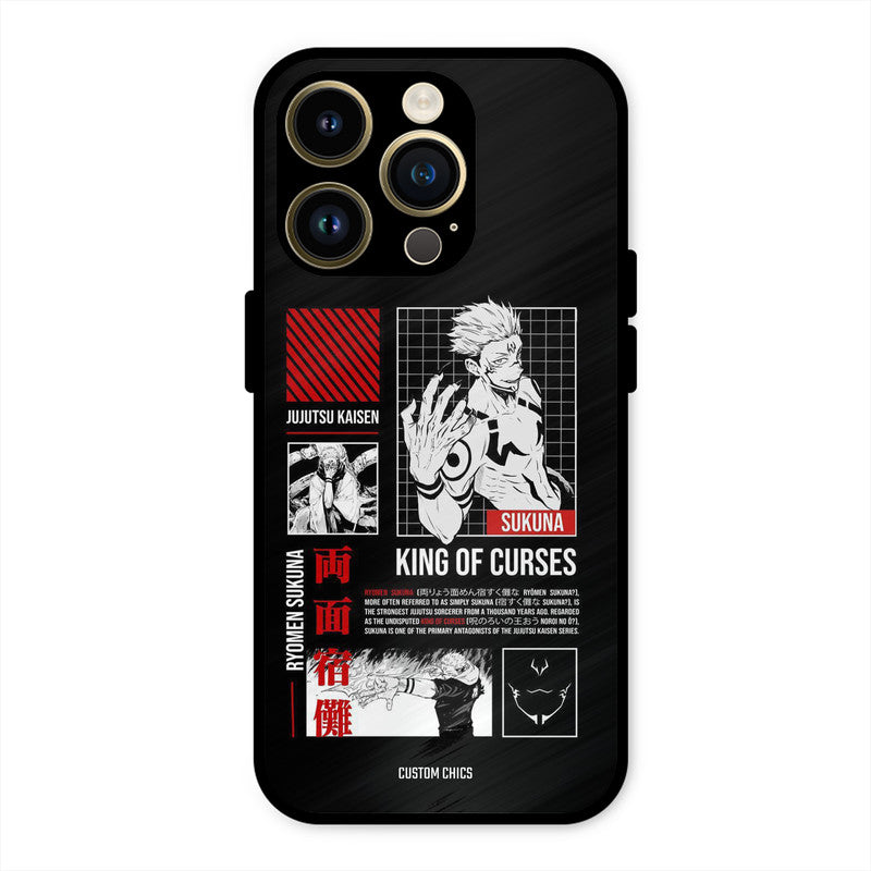King Of Curses iPhone 14 Pro Mobile Back Cover - Anime PrintShield Case