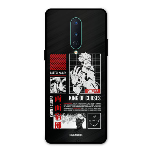 King Of Curses Oneplus 8 Mobile Back Cover - Anime PrintShield Case