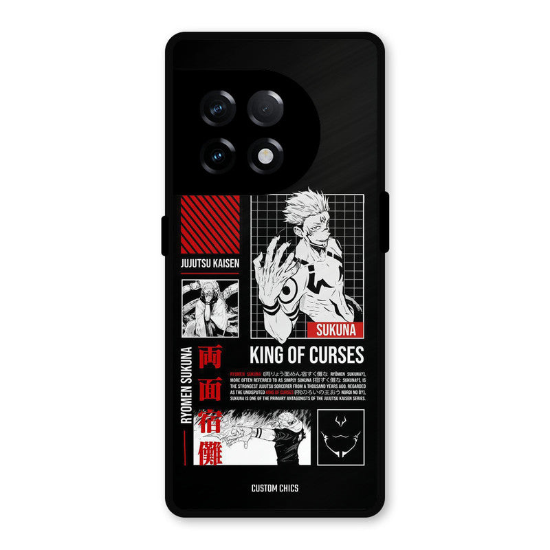 King Of Curses OnePlus 11R Mobile Back Cover - Anime PrintShield Case