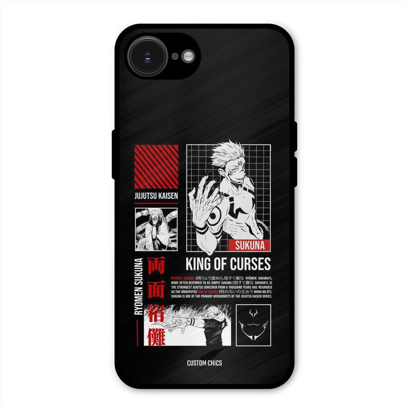King Of Curses iPhone 16e Mobile Back Cover - Anime PrintShield Case